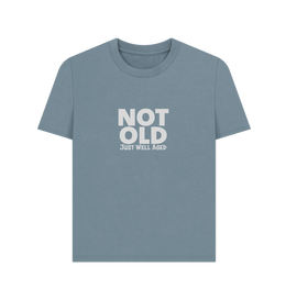 Stone Blue Printed T-shirt