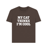 Chocolate My Cat Thinks Women's T-shirt