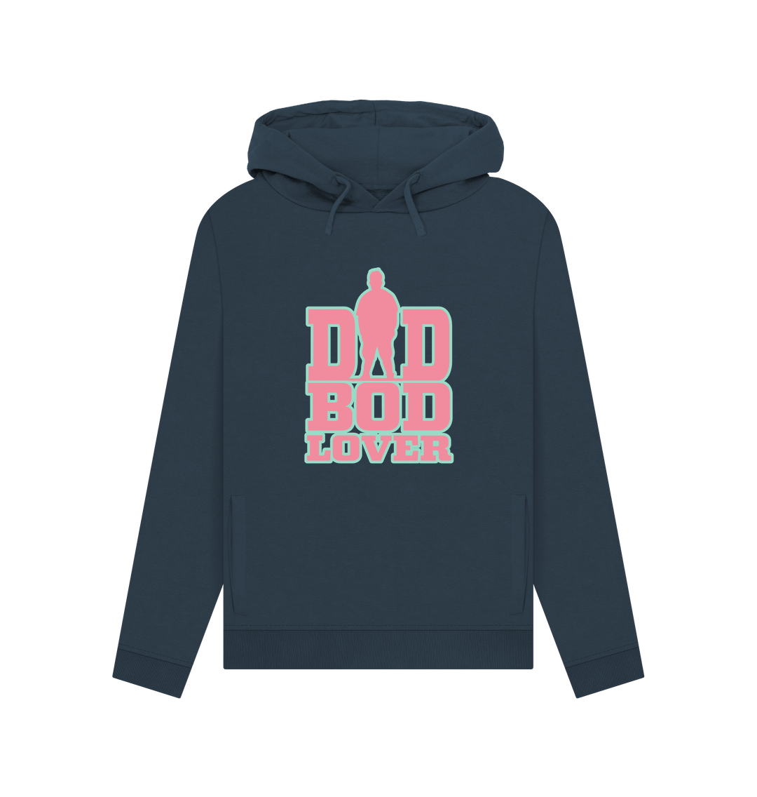 Navy Blue Dad Bod Lover Women's Hoodie