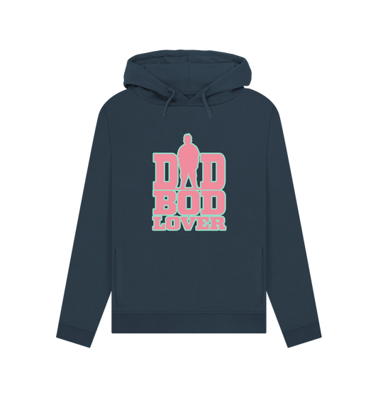 Navy Blue Dad Bod Lover Women's Hoodie