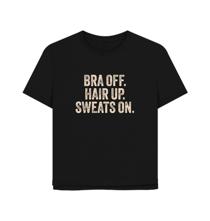 Black Bra Off Women's Relaxed Fit T-shirt