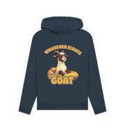 Navy Blue Floats Your Goat Women's Hoodie