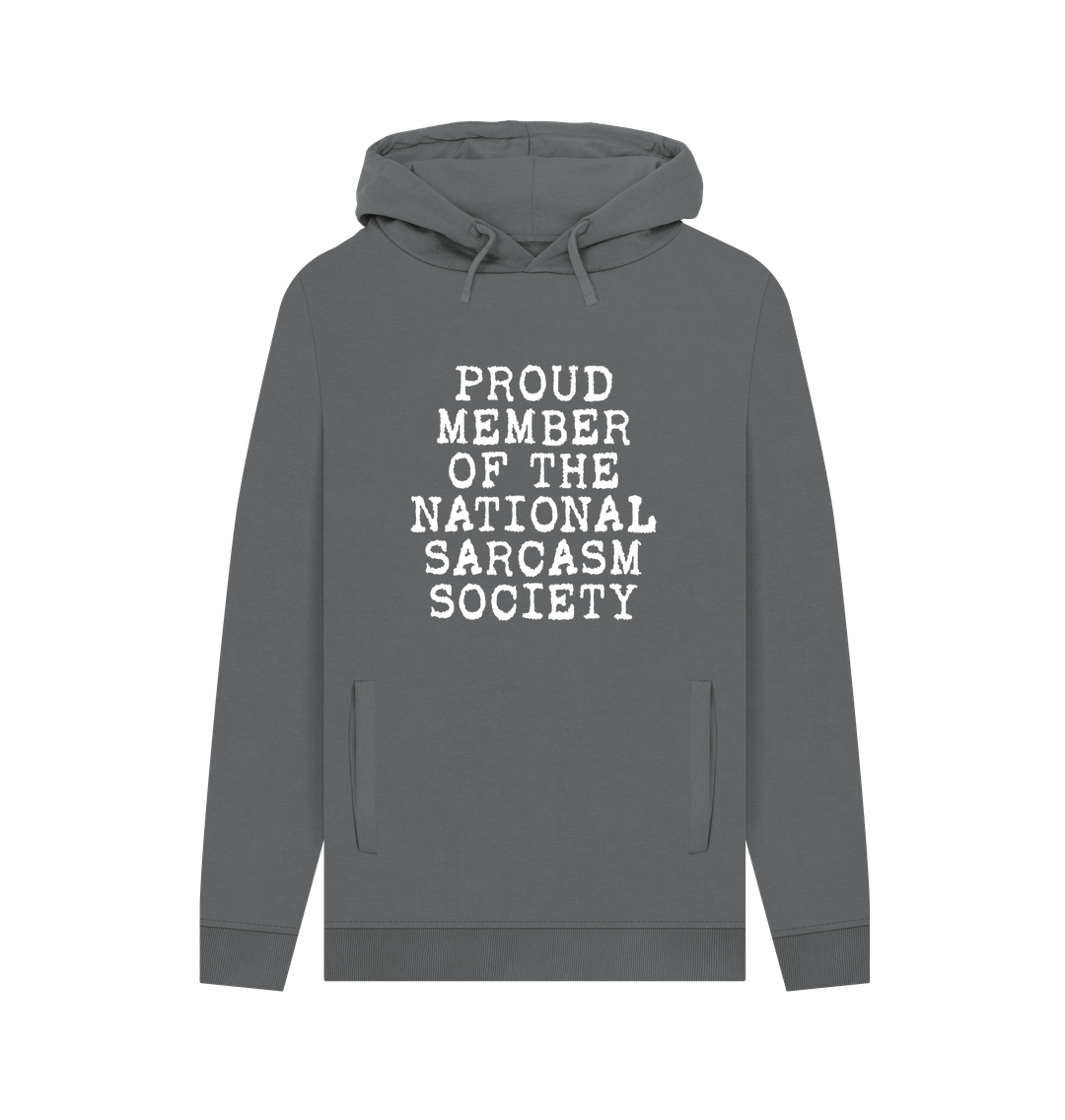 Slate Grey Proud Member Men's Hoodie