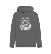 Slate Grey Proud Member Men's Hoodie