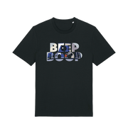 Black Printed T-shirt Front