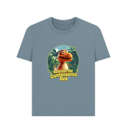 Stone Blue Printed T-shirt