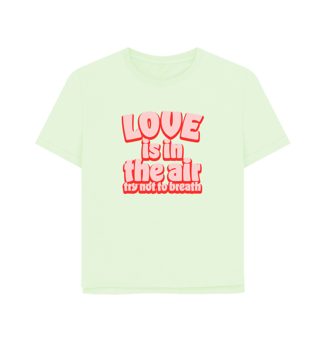 Pastel Green Love Women's Relaxed Fit T-shirt