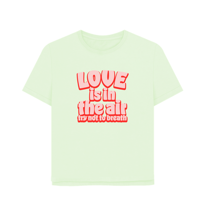 Pastel Green Love Women's Relaxed Fit T-shirt