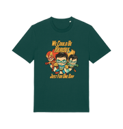 Glazed Green Printed T-shirt Front