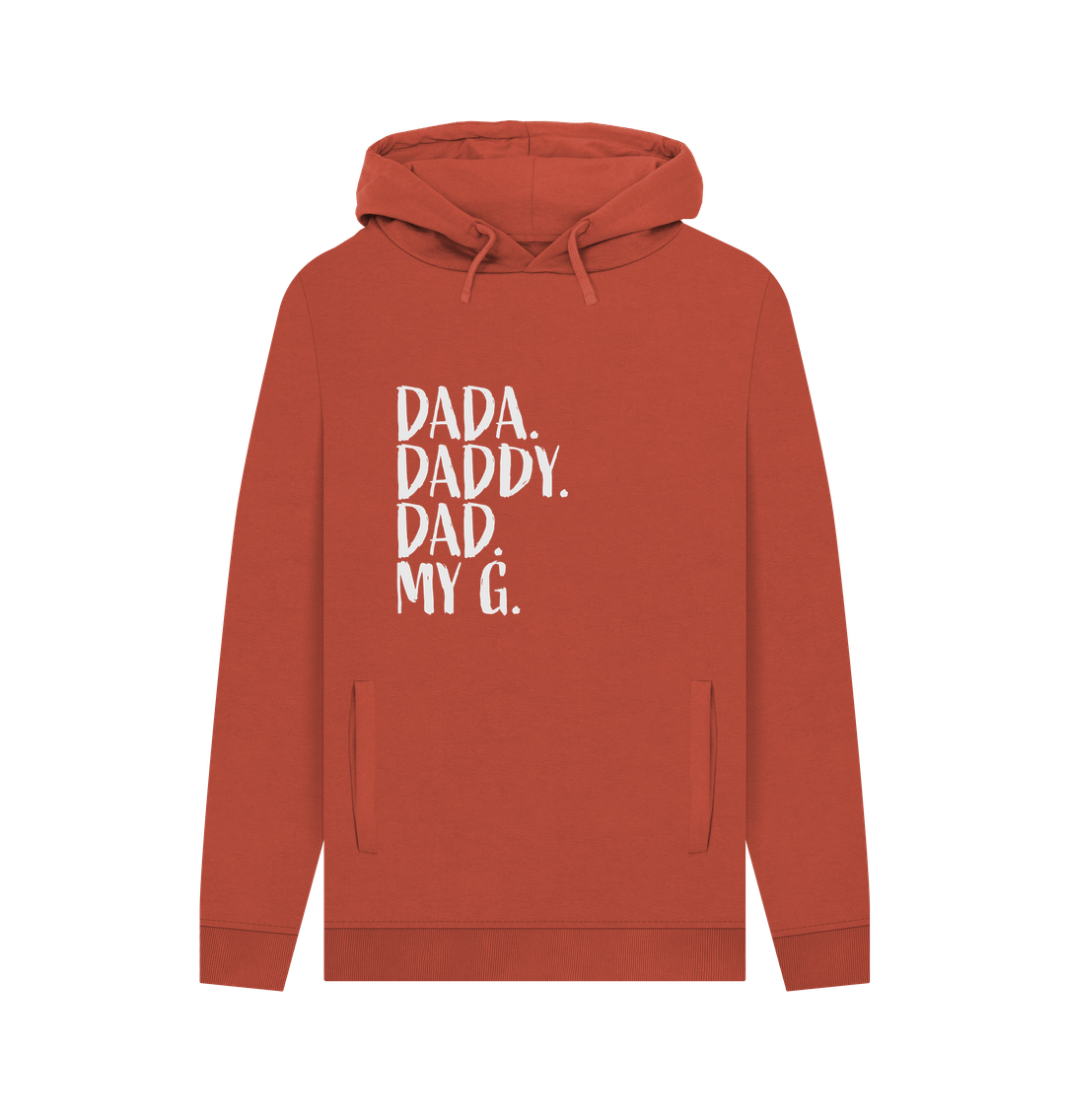Rust Dad My G Men's Hoodie