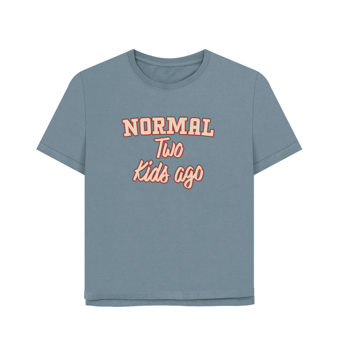 Stone Blue Normal Two Women's Relaxed Fit T-shirt