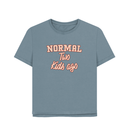 Stone Blue Normal Two Women's Relaxed Fit T-shirt