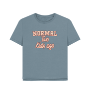 Stone Blue Normal Two Women's Relaxed Fit T-shirt