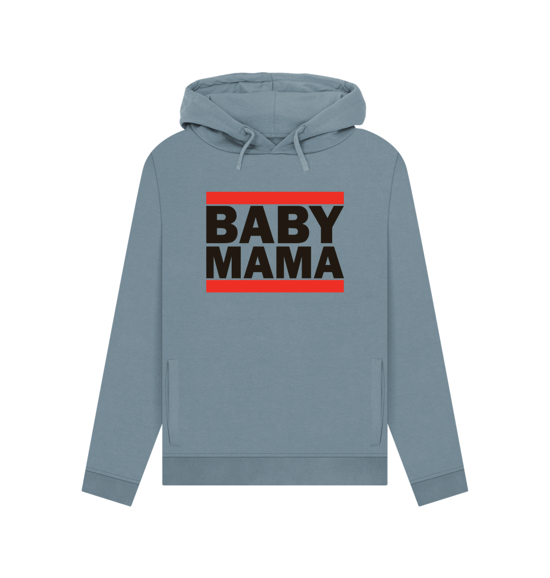 Stone Blue Baby Mama Women's Hoodie