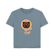Stone Blue Mama Bear Women's Relaxed Fit T-shirt