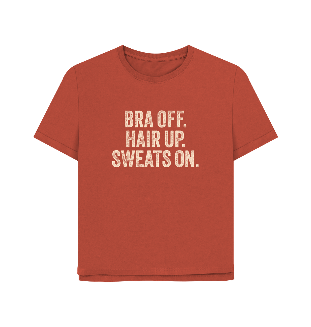 Rust Bra Off Women's Relaxed Fit T-shirt