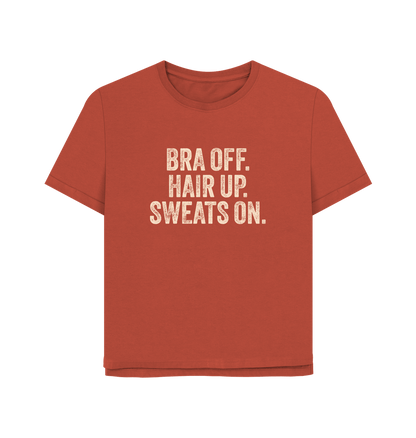 Rust Bra Off Women's Relaxed Fit T-shirt