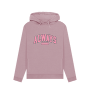 Mauve Freezing Always Women's Hoodie