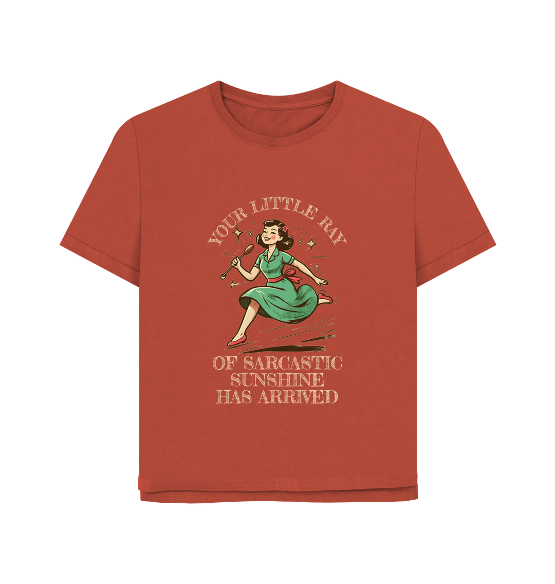 Rust Little Ray Women's Relaxed Fit T-shirt