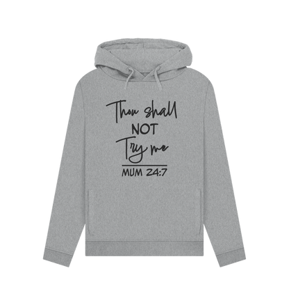 Light Heather Thou Shall Not Women's Hoodie