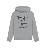 Light Heather Thou Shall Not Women's Hoodie