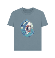 Stone Blue Printed T-shirt