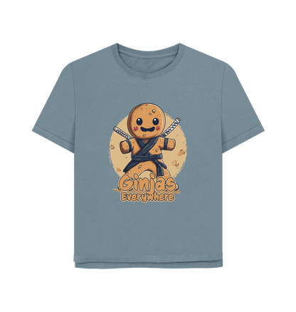 Stone Blue Ginja Ninja Women's Relaxed Fit T-shirt