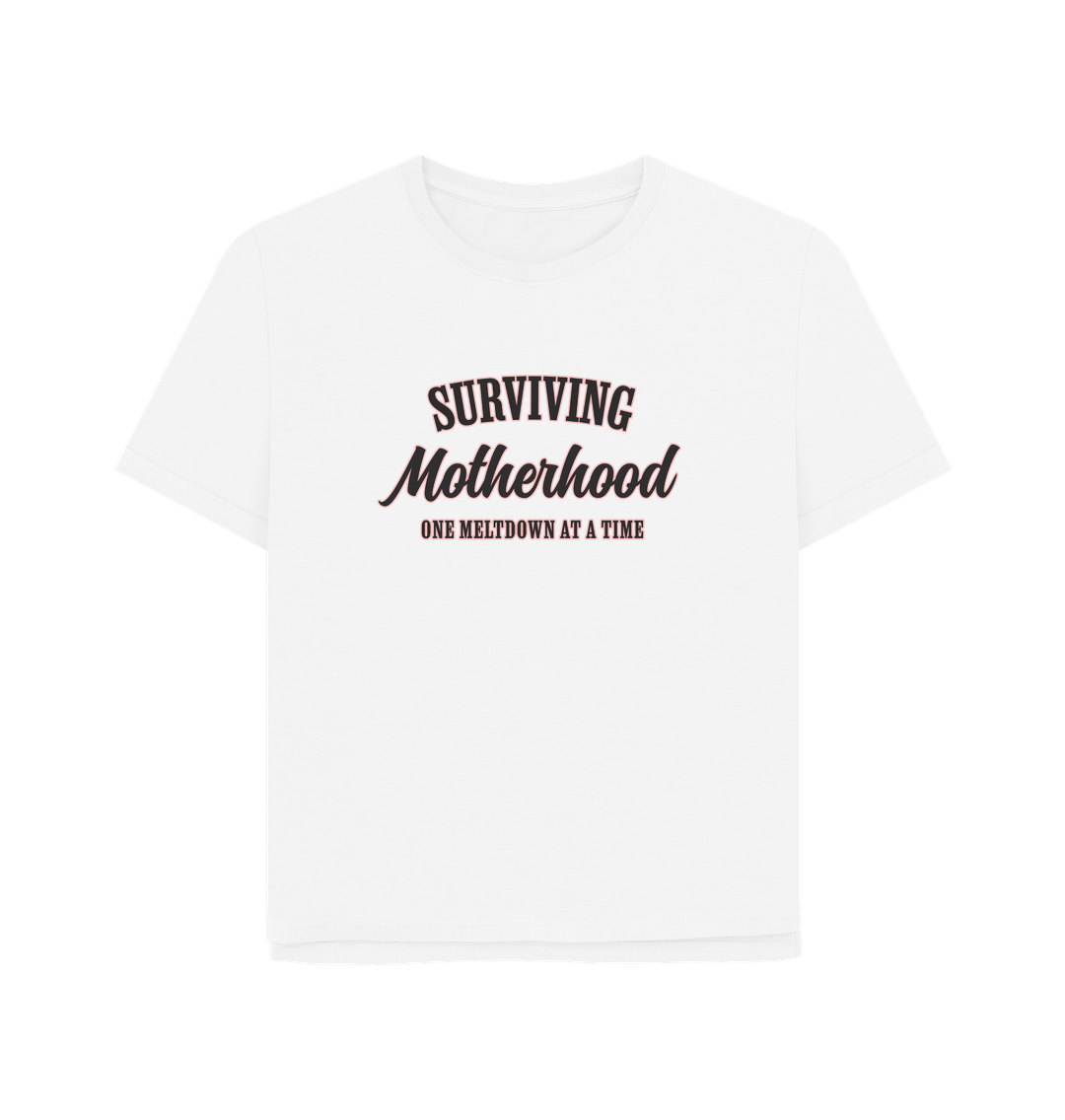 White Motherhood Women's Relaxed Fit T-shirt