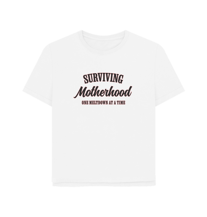 White Motherhood Women's Relaxed Fit T-shirt
