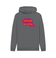 Slate Grey Wild Style Men's Hoodie