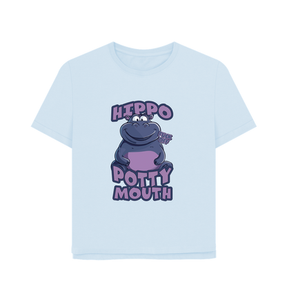 Sky Blue Printed T-shirt