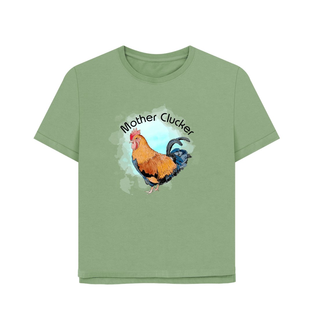 Sage Mother Clucker Women's Relaxed Fit T-shirt