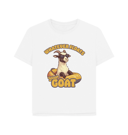 White Floats Your Goat Women's Relaxed Fit T-shirt