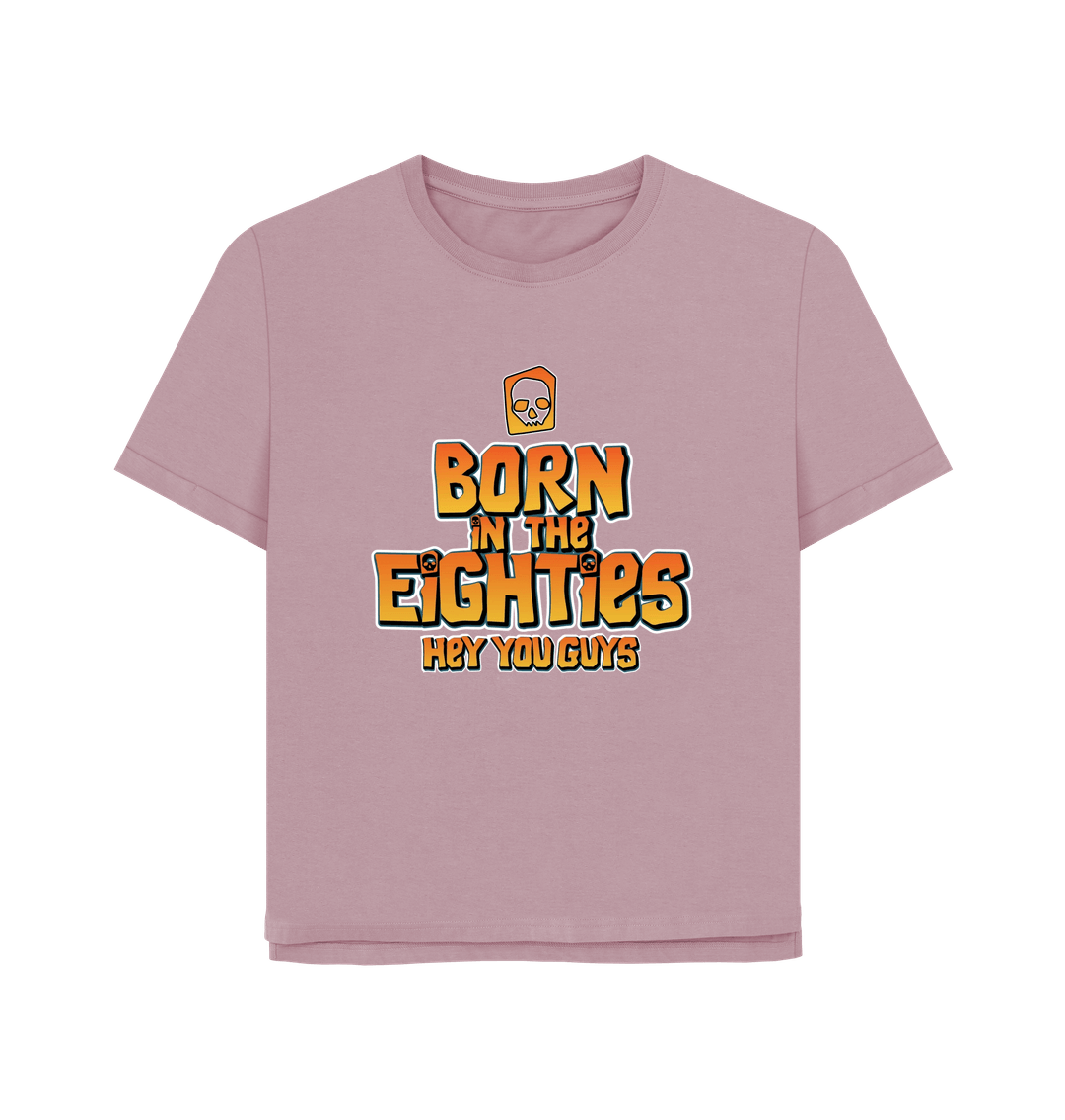 Mauve Born In The 80's Women's Relaxed Fit T-shirt