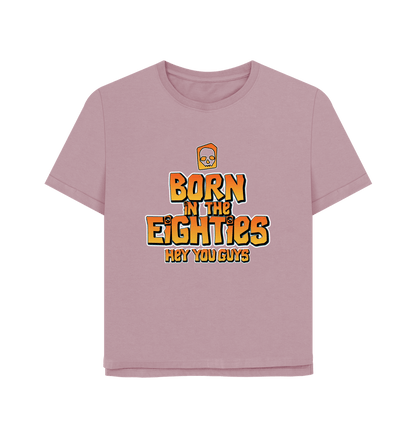 Mauve Born In The 80's Women's Relaxed Fit T-shirt