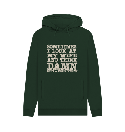 Evergreen Lucky Woman Men's Hoodie