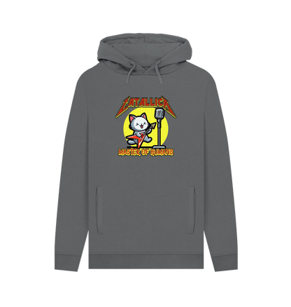 Slate Grey Catallica Men's Hoodie