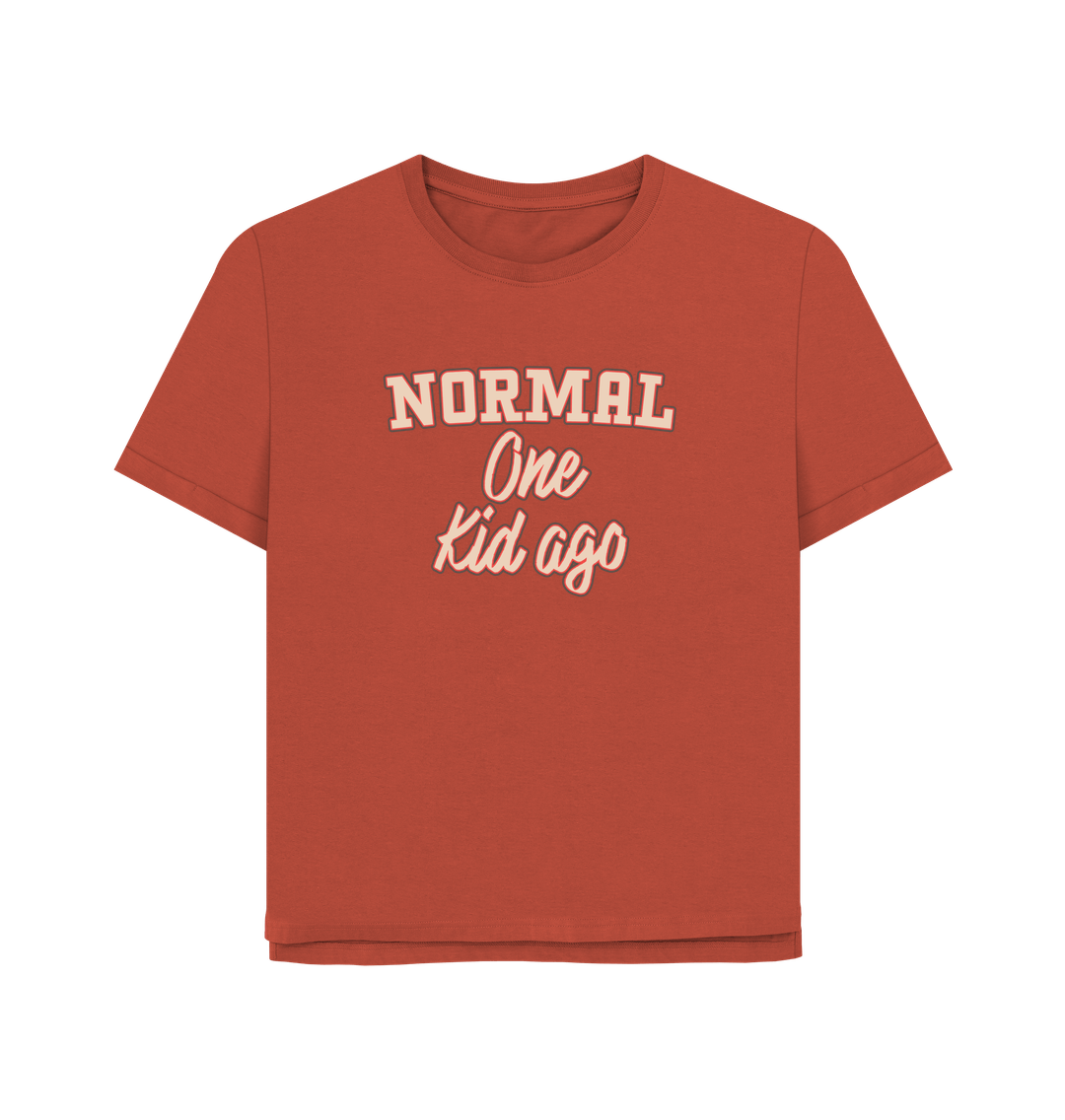 Rust Normal One Women's Relaxed Fit T-shirt