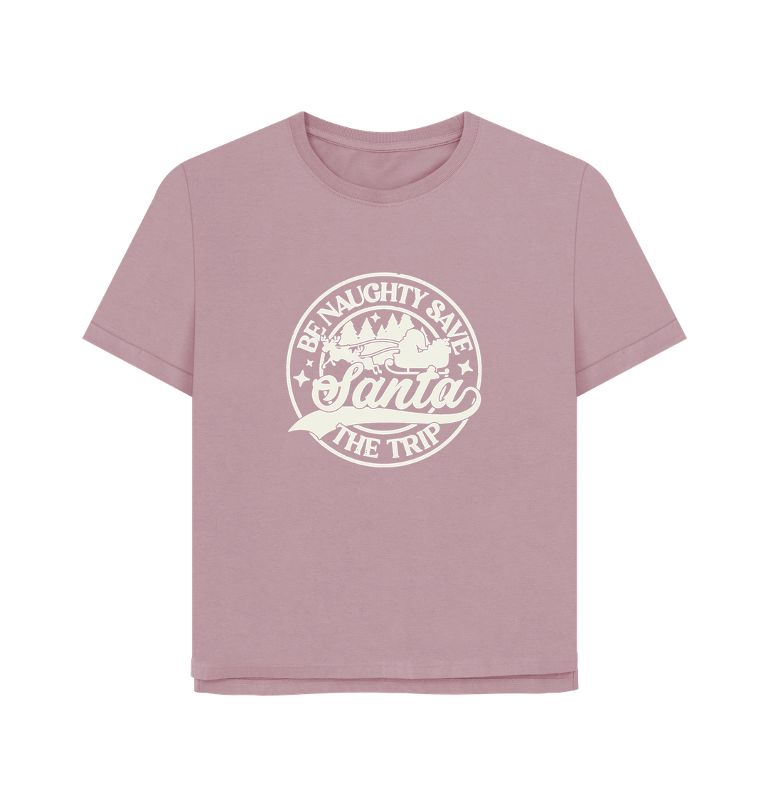 Mauve Be Naughty Women's Relaxed Fit T-shirt