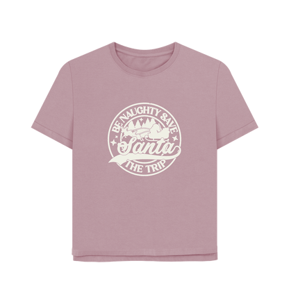 Mauve Be Naughty Women's Relaxed Fit T-shirt