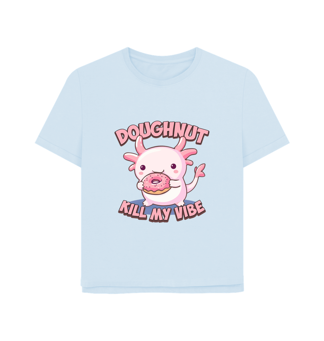 Sky Blue Printed T-shirt