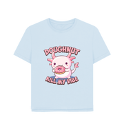 Sky Blue Printed T-shirt