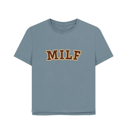 Stone Blue Milf Women's Relaxed Fit T-shirt