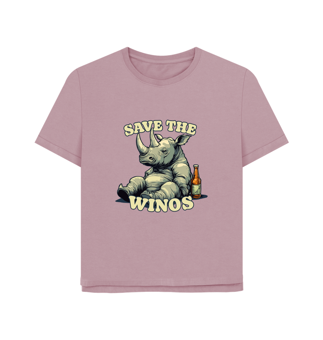 Mauve Printed T-shirt