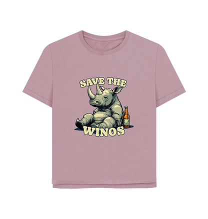 Mauve Printed T-shirt