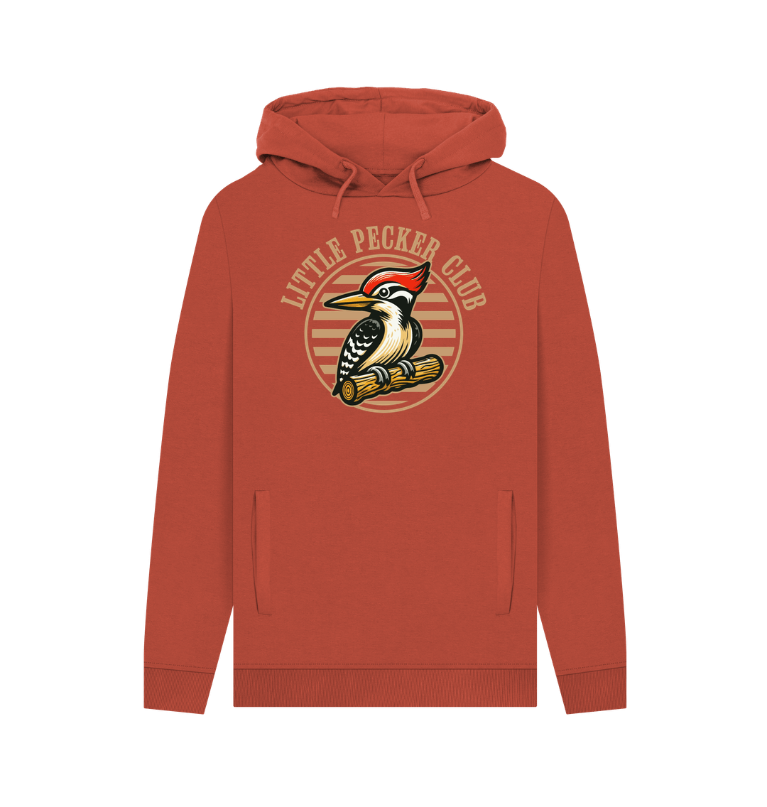 Rust Little Pecker Club Men's Hoodie