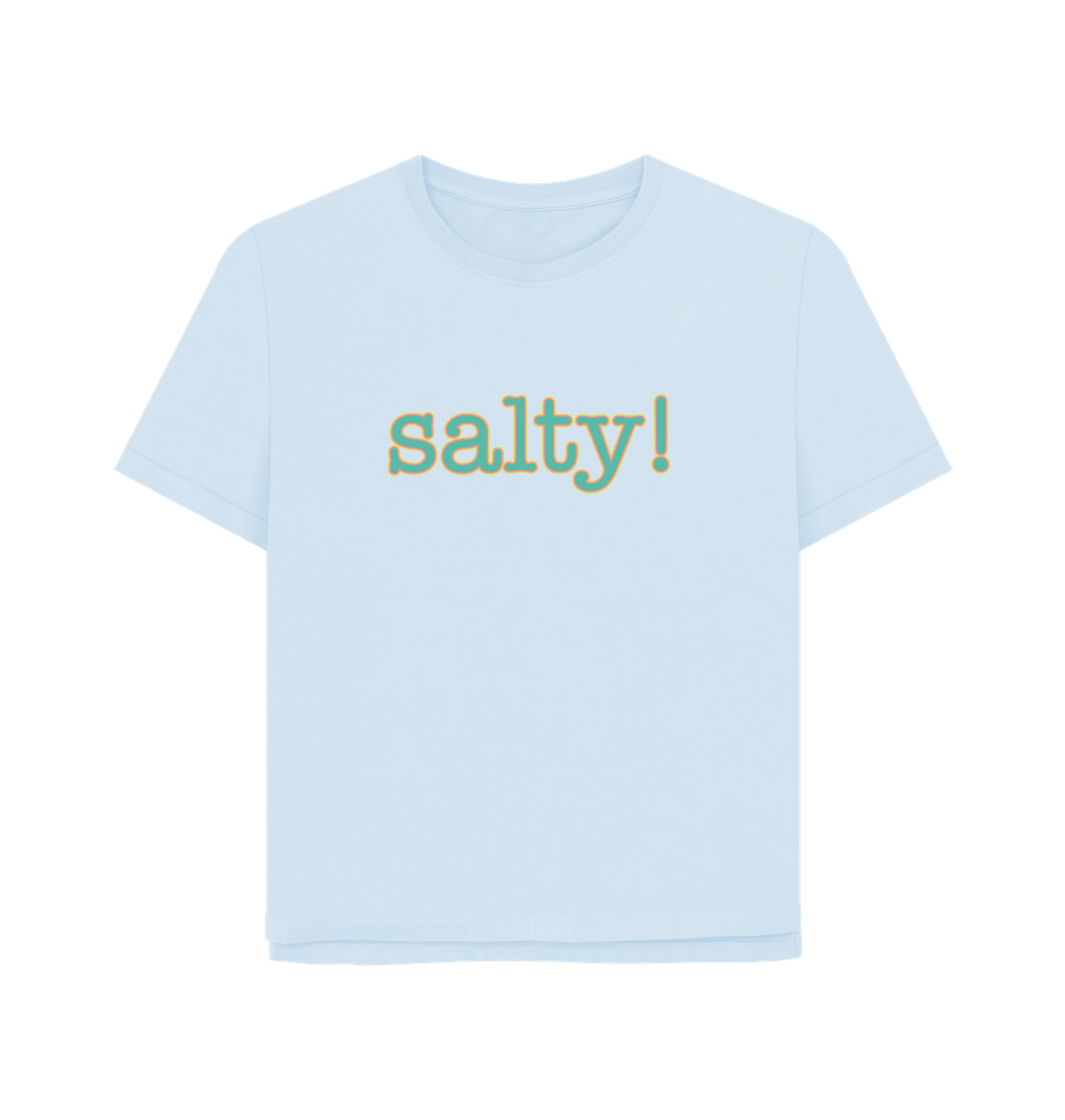 Sky Blue Salty Women's Relaxed Fit T-shirt