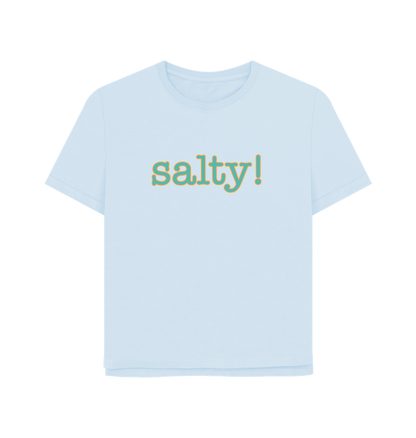 Sky Blue Salty Women's Relaxed Fit T-shirt