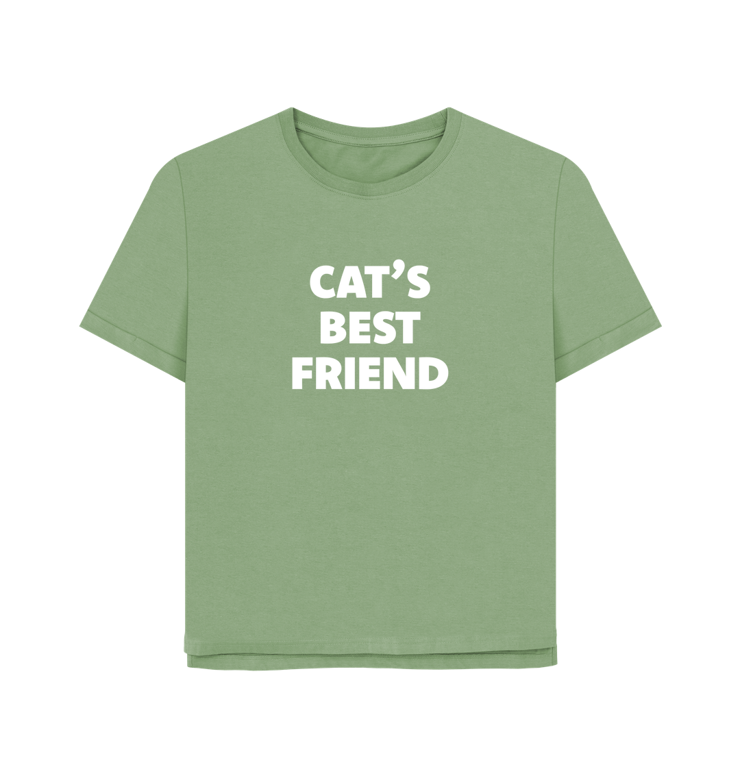 Sage Cat's Best Friend Women's Relaxed Fit T-shirt