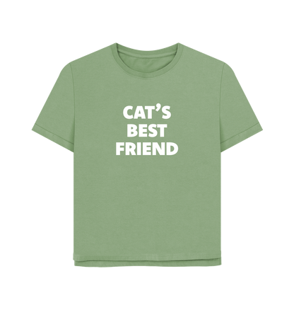 Sage Cat's Best Friend Women's Relaxed Fit T-shirt